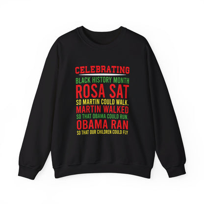 Celebratng Black History Unisex Heavy Blend™ Crewneck Sweatshirt