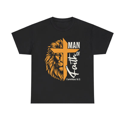 Man of Faith Unisex Heavy Cotton Tee