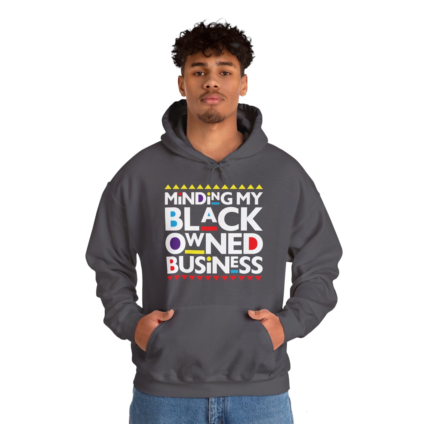 Minding My Black Owned Business Hoodie – Bold and Cozy Empowerment Unisex