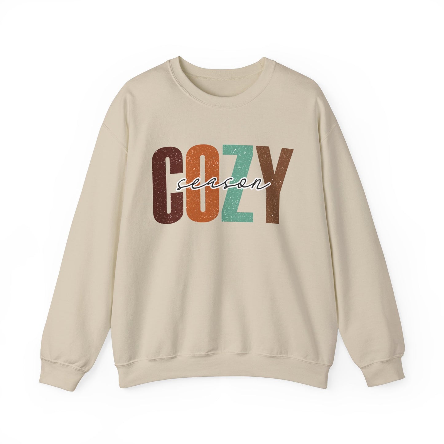 Retro Cozy Seasons Heavy Blend Crewneck Sweatshirt