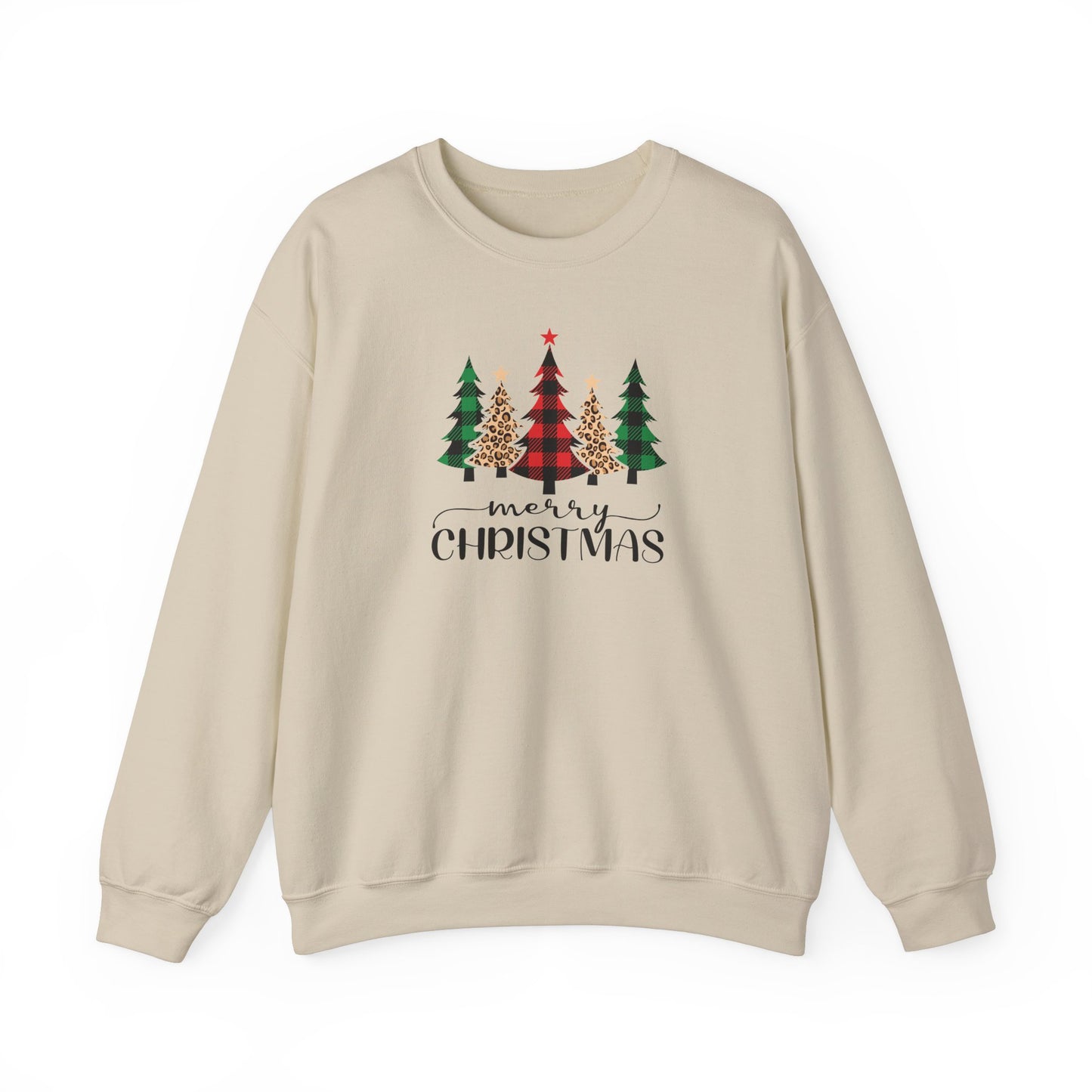 Christmas Flannel Trees Sweatshirt