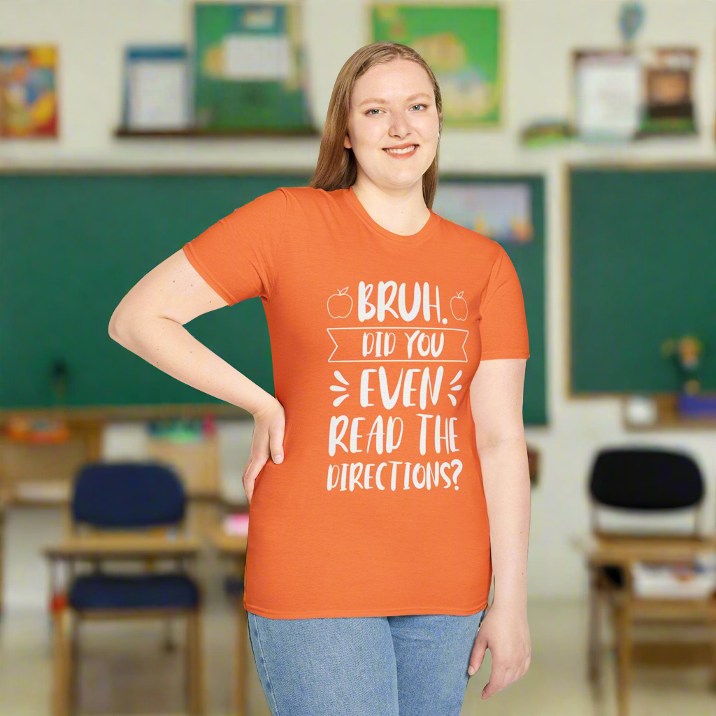 Bruh Teacher Softstyle T-Shirt