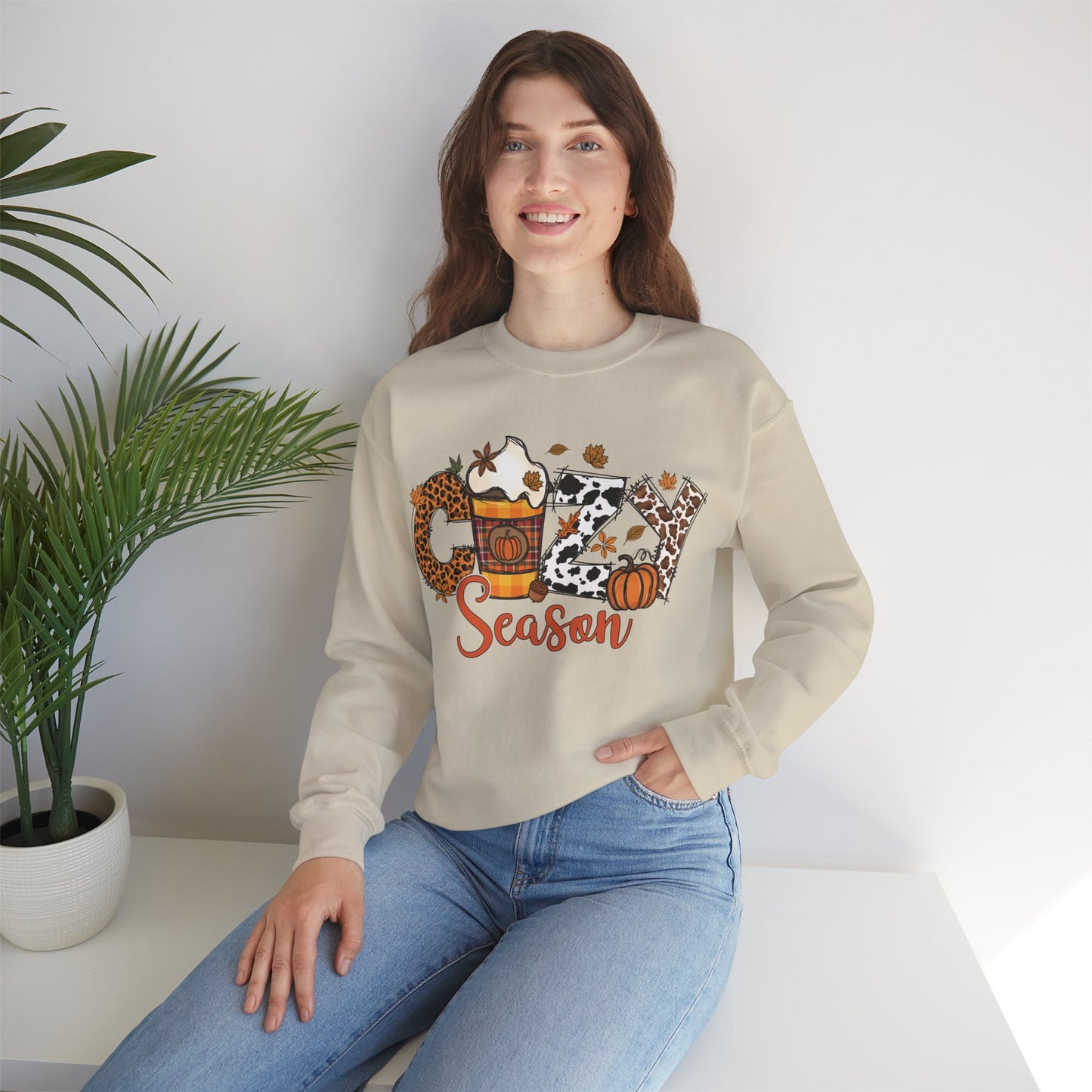 Cozy Seasons Heavy Blend Crewneck Sweatshirt