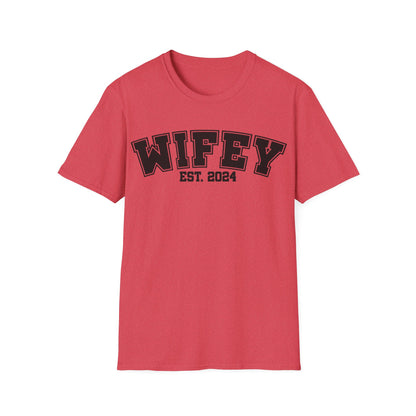 Wifey Est. 2014 Unisex Softstyle T-Shirt