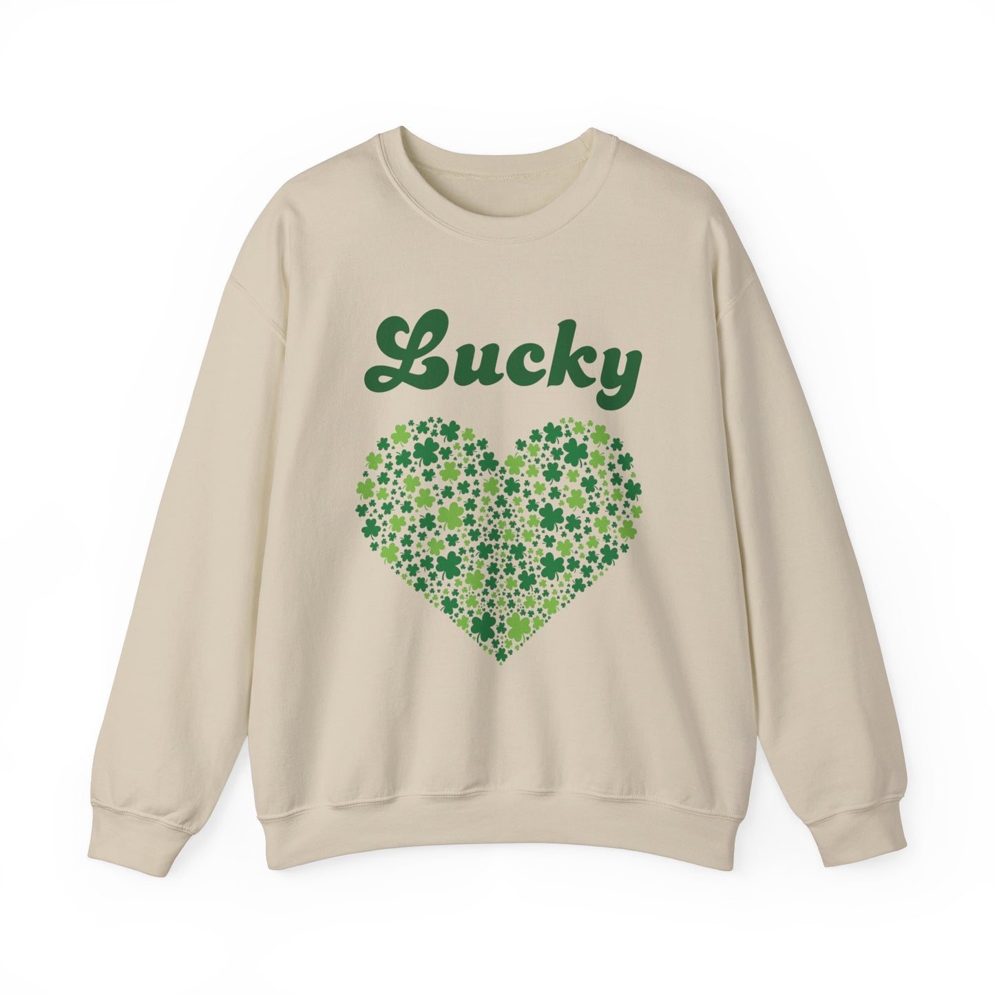 Lucky Heart Unisex Heavy Blend™ Crewneck Sweatshirt