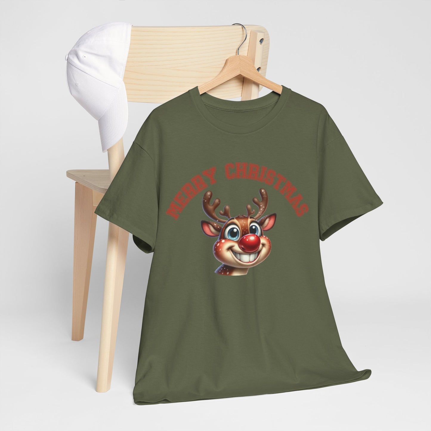 Merry Christmas Smiling Deer Shirt