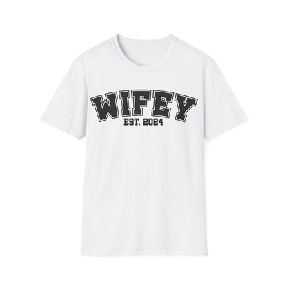 Wifey Est. 2014 Unisex Softstyle T-Shirt