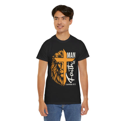 Man of Faith Unisex Heavy Cotton Tee