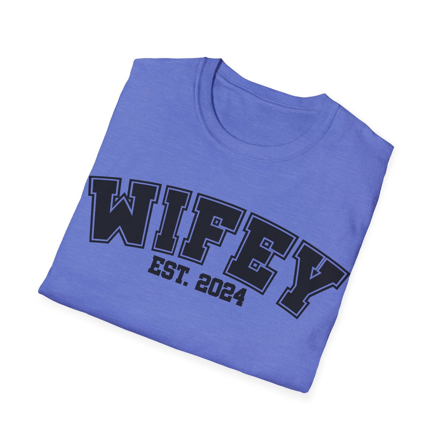 Wifey Est. 2014 Unisex Softstyle T-Shirt