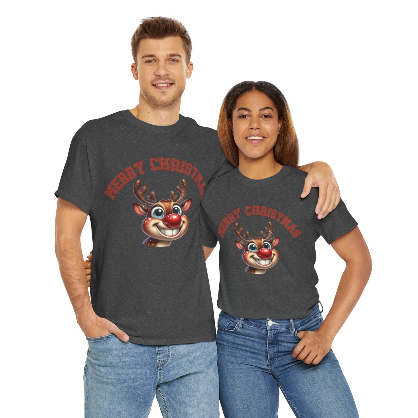 Merry Christmas Smiling Deer Shirt