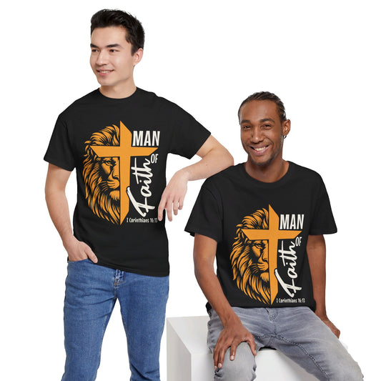 Man of Faith Unisex Heavy Cotton Tee