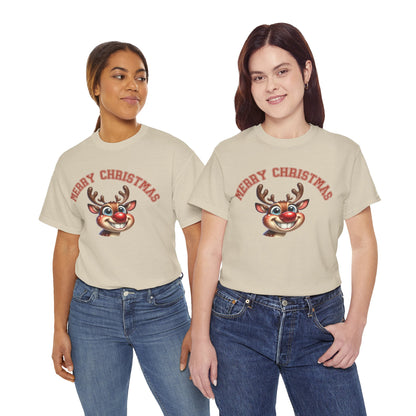 Merry Christmas Smiling Deer Shirt