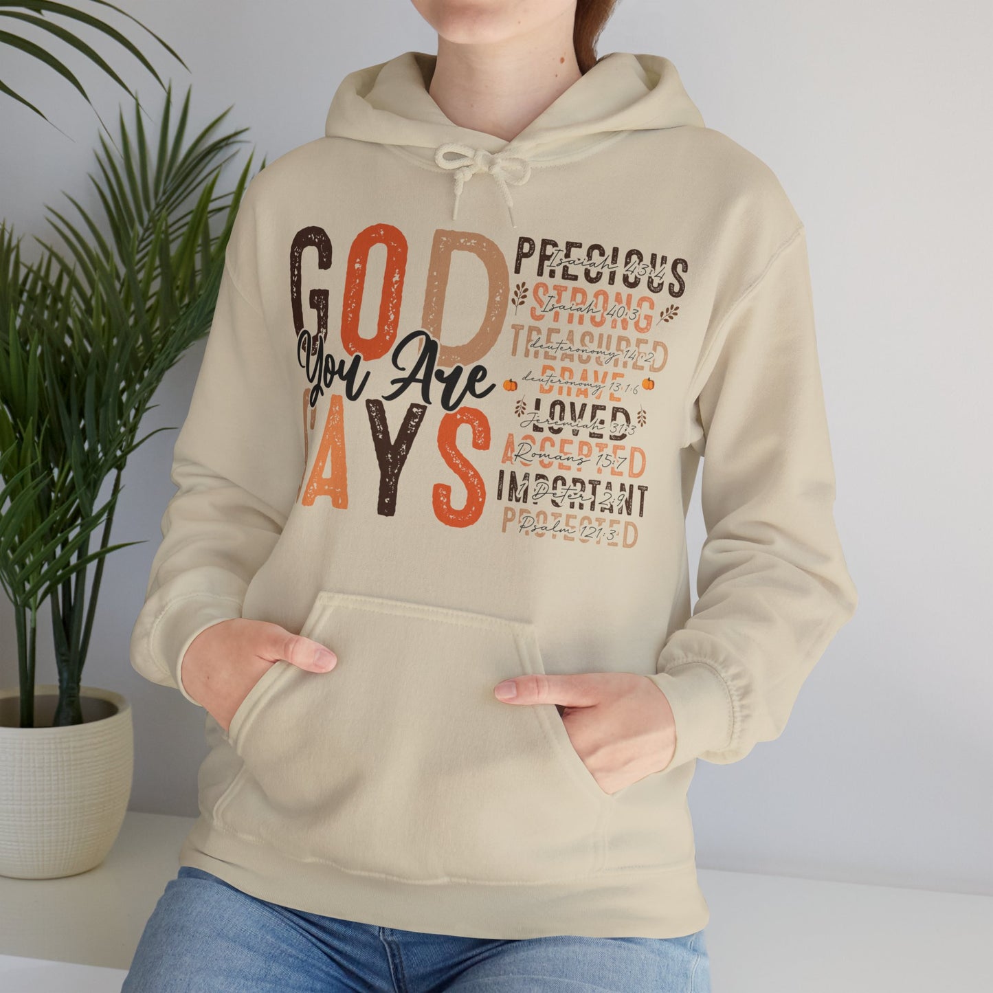 Religious Hoodie God Says You Are Hoodies