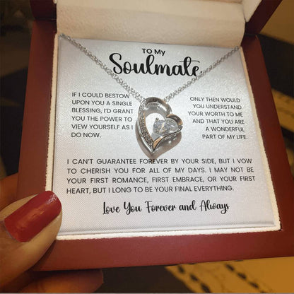 To My Soulmate Forever Love Necklace – A Heartfelt Gift for Your One and Only