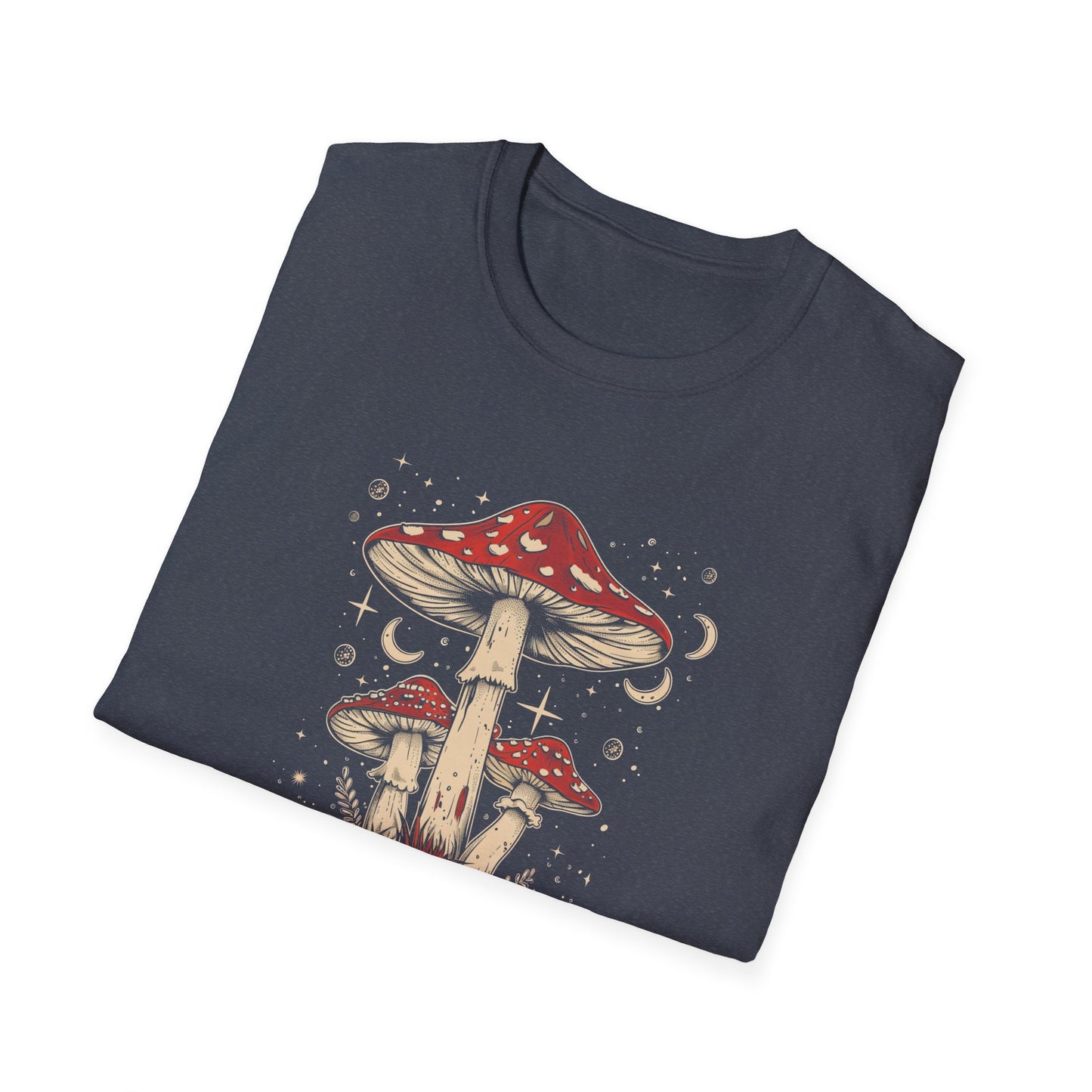 Enchanted Mushroom Forest Unisex Soft-Style T-Shirt – Ethically Made & Ultra Soft