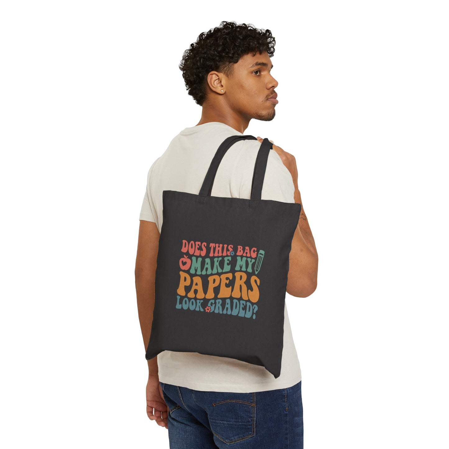 Teacher Cotton Canvas Tote Bag