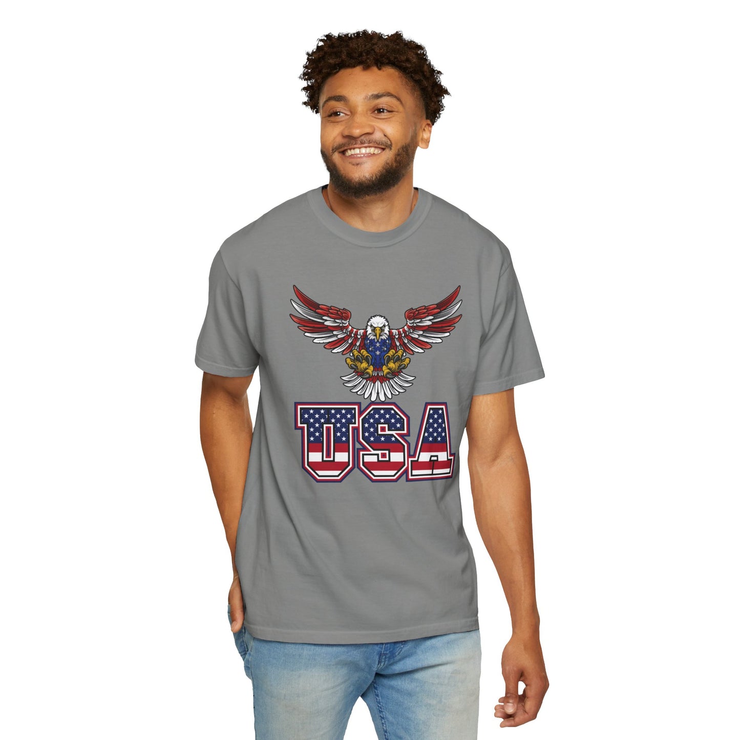 Eagle Unisex Garment-Dyed T-shirt