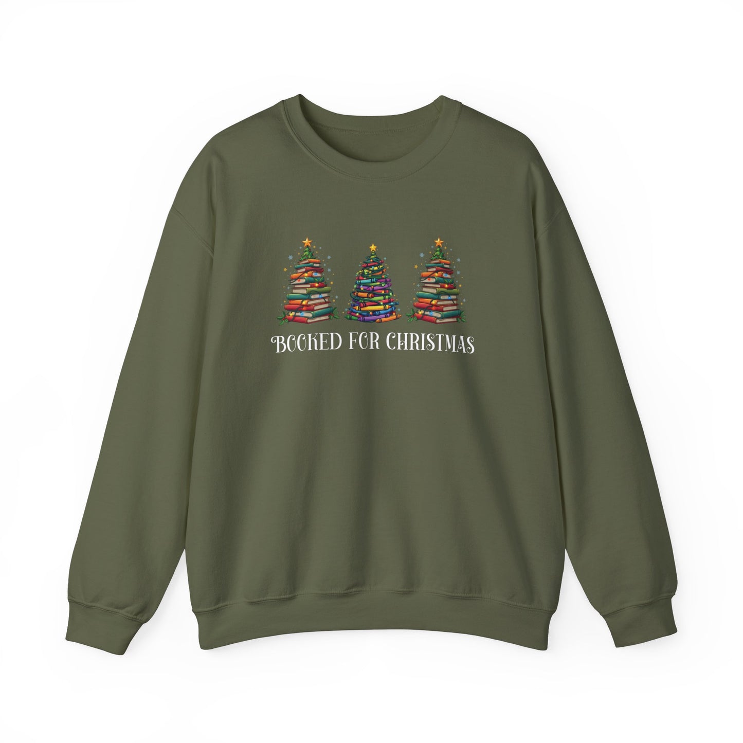 Booked For Christmas Sweatshirt - Book Lover Gift