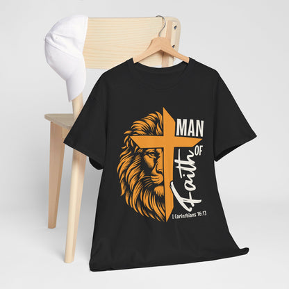 Man of Faith Unisex Heavy Cotton Tee