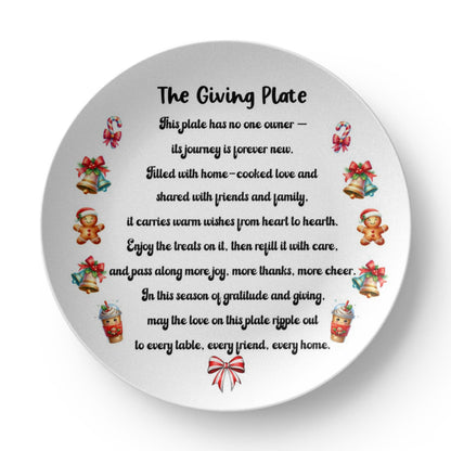 The Giving Plate – Personalized Holiday Sharing Plate | Heartfelt Gift of Gratitude and Connection