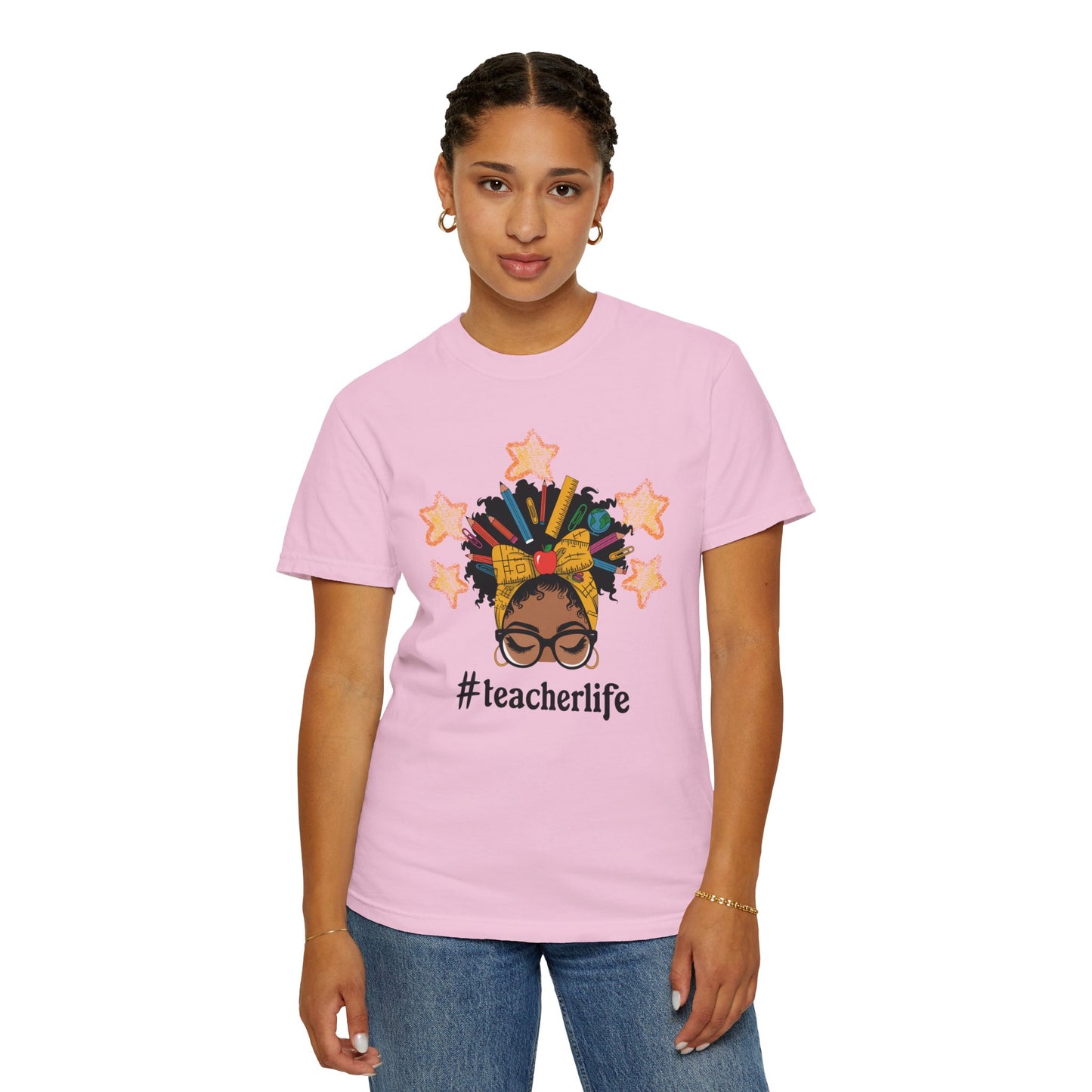 Teacher Life Unisex Garment-Dyed T-Shirt Gift for Educators