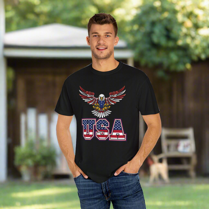 Eagle Unisex Garment-Dyed T-shirt