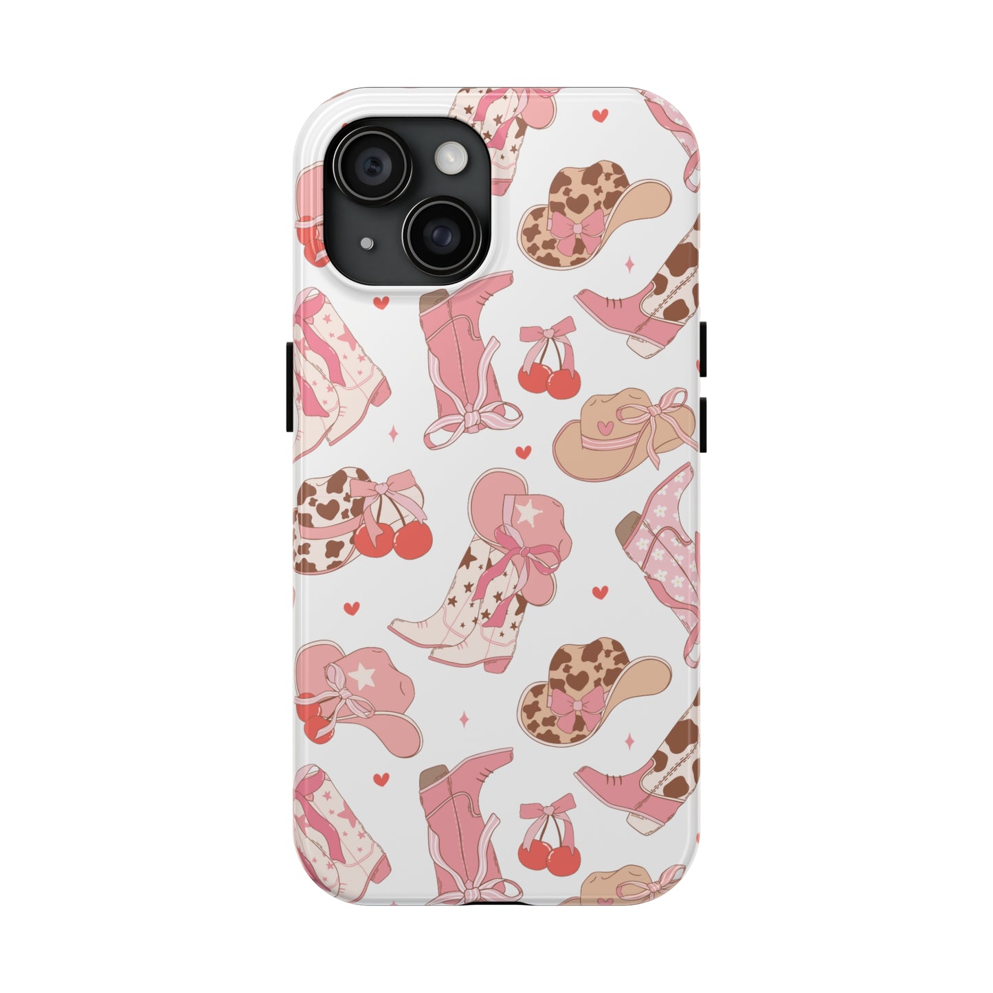 Pink Boots and Cowboy Hats Tough Phone Cases