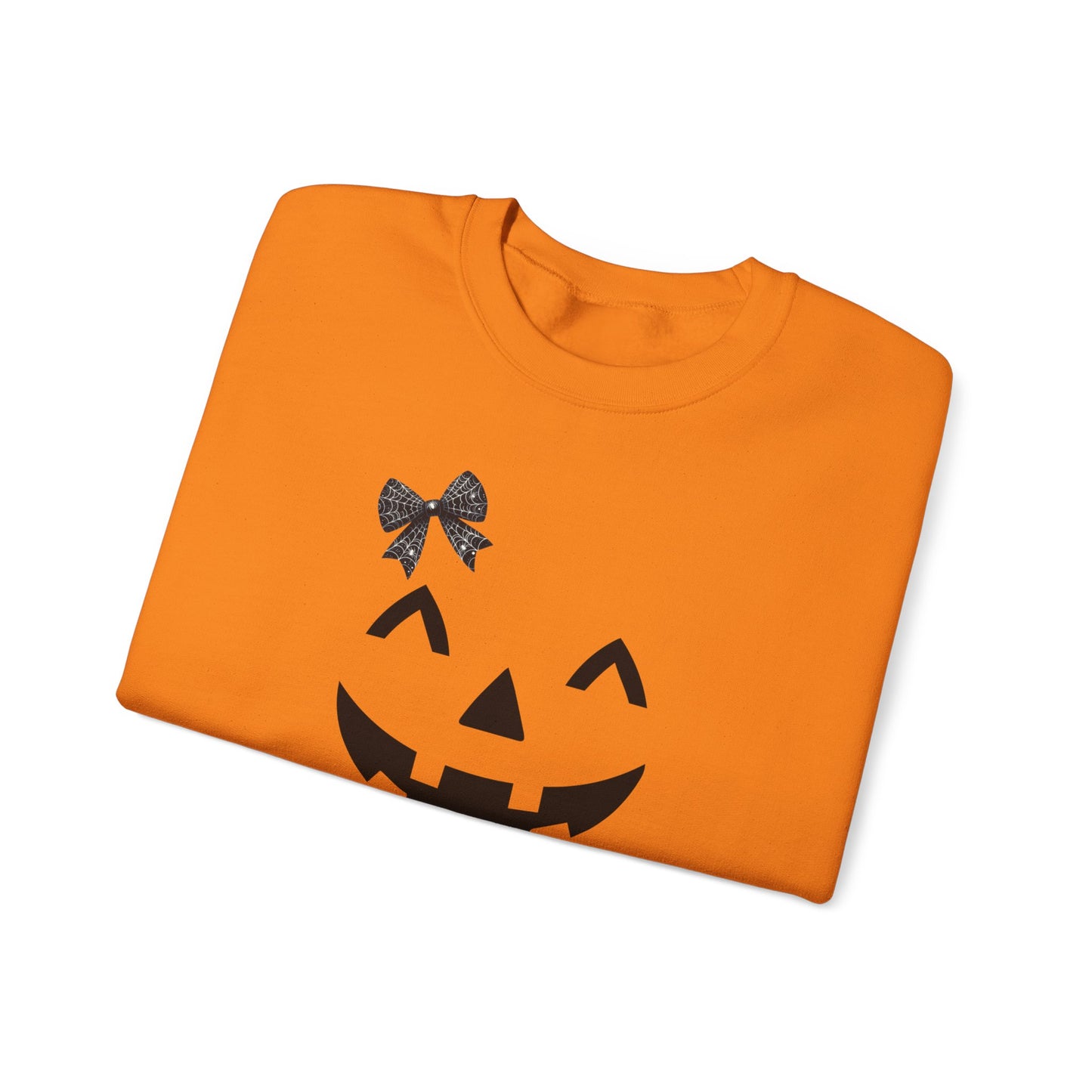 Halloween Jack O Lantern Crewneck Sweatshirt for Ladies