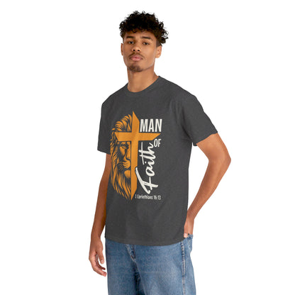 Man of Faith Unisex Heavy Cotton Tee