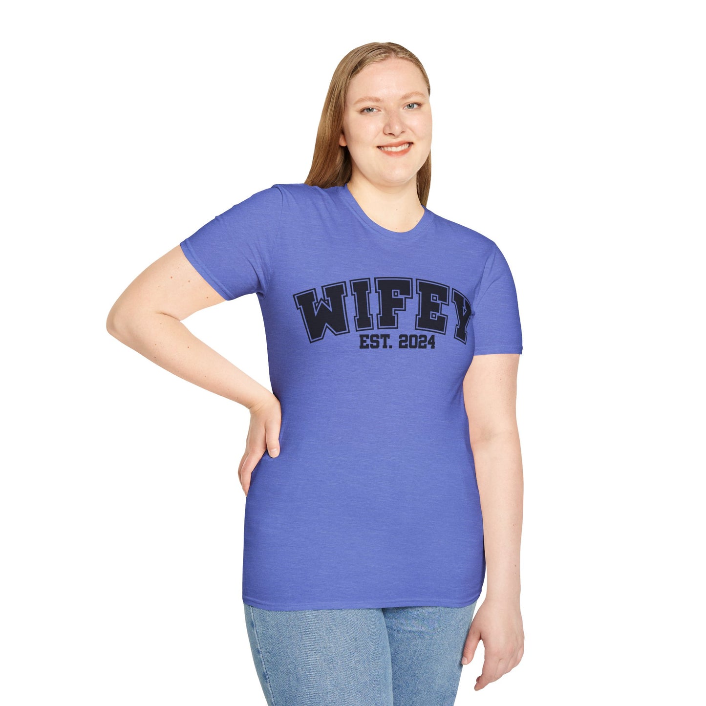 Wifey Est. 2014 Unisex Softstyle T-Shirt