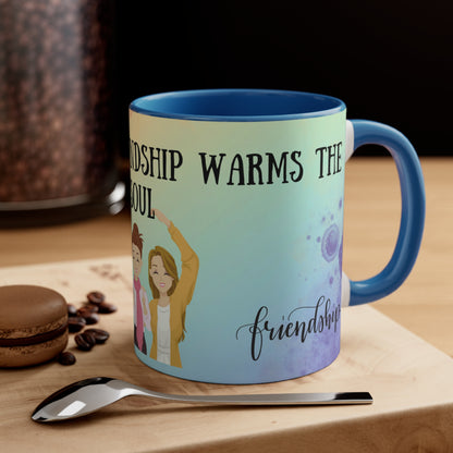 Friendship Accent Coffee Mug, 11oz