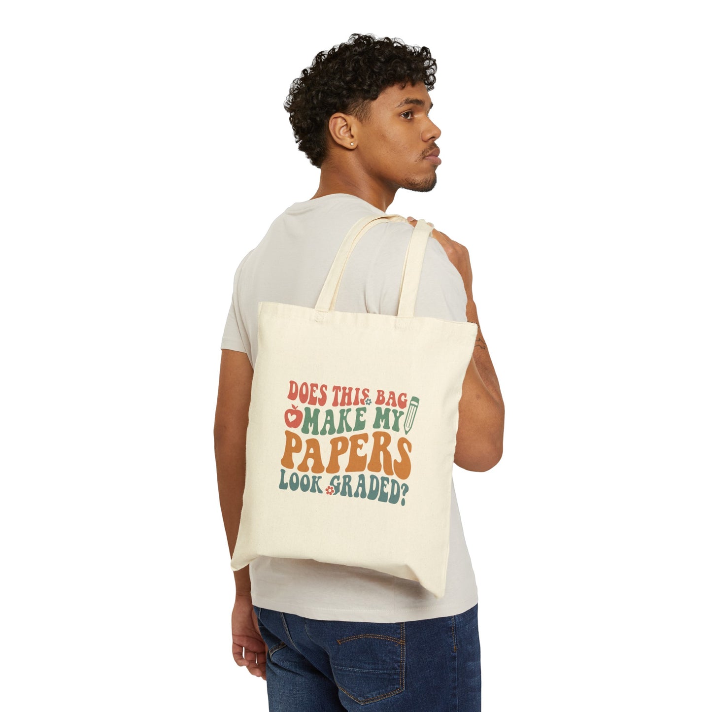 Teacher Cotton Canvas Tote Bag