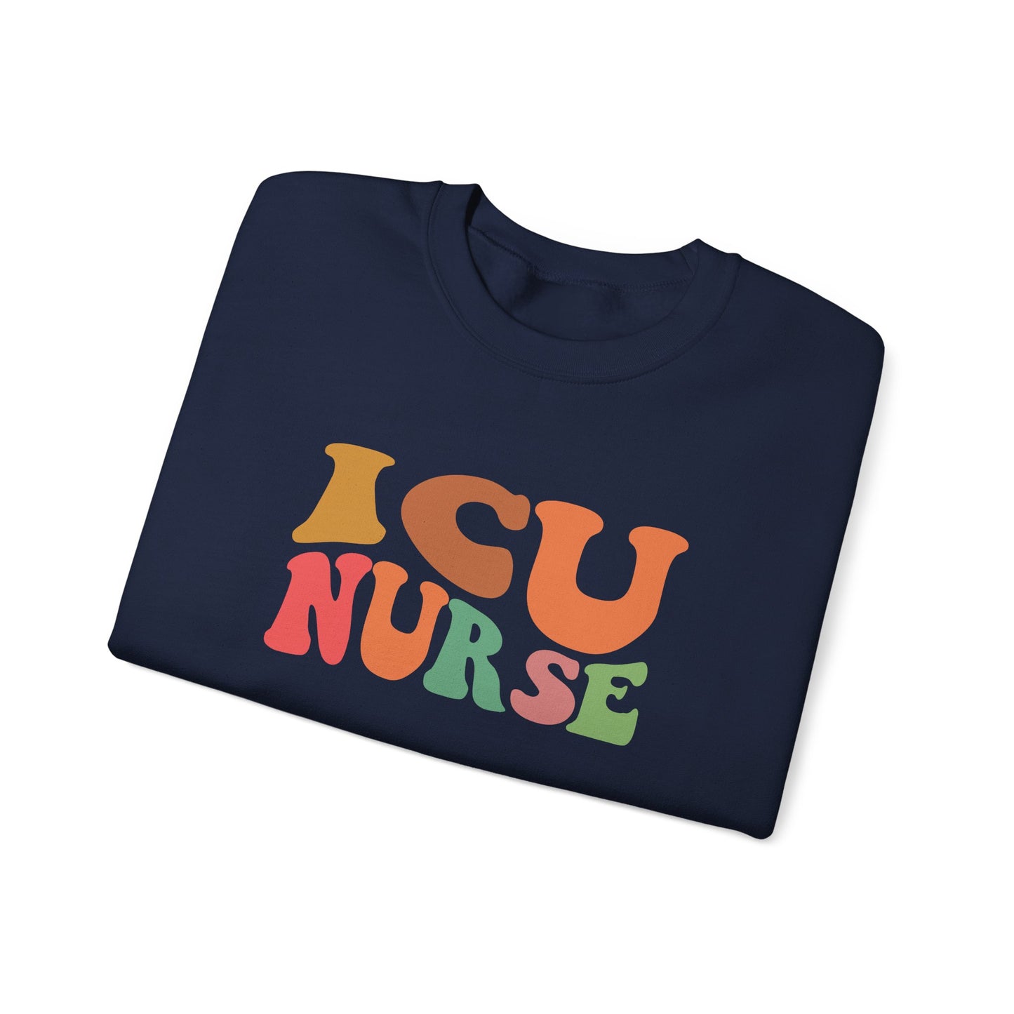 ICU Nurse Groovy Font Sweatshirt