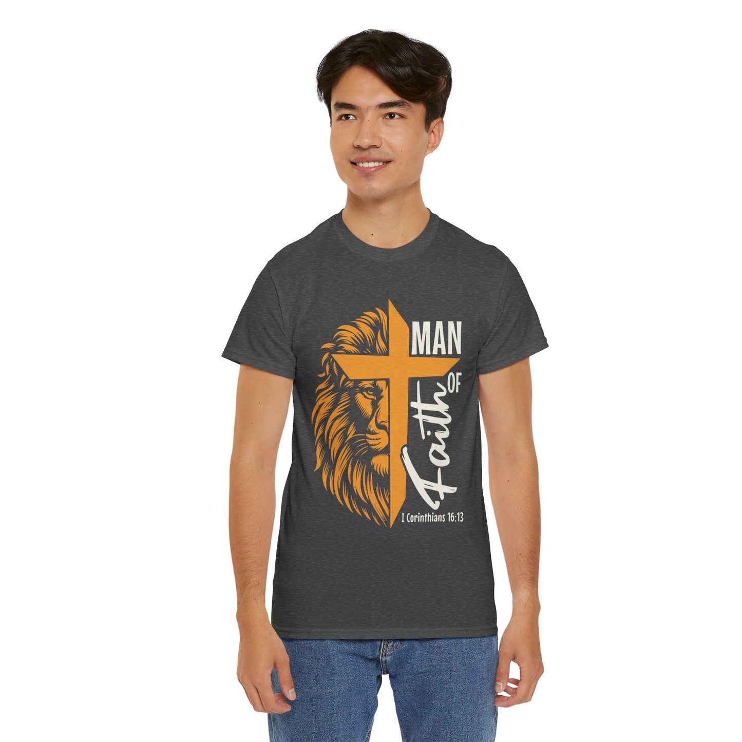 Man of Faith Unisex Heavy Cotton Tee