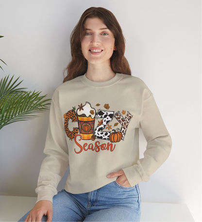 Cozy Seasons Heavy Blend Crewneck Sweatshirt