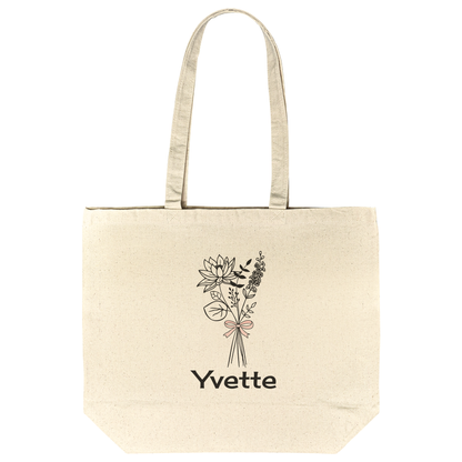 Personalized Birth Flower Tote Bag – Durable & Stylish for Everyday Adventures