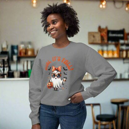 Girl, It's Fall Lightweight Crewneck Sweatshirt