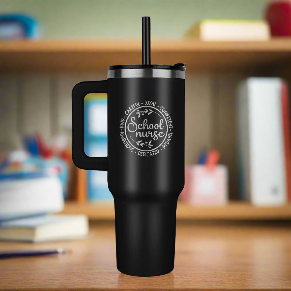 School Nurse Pinnacle 40z Tumbler