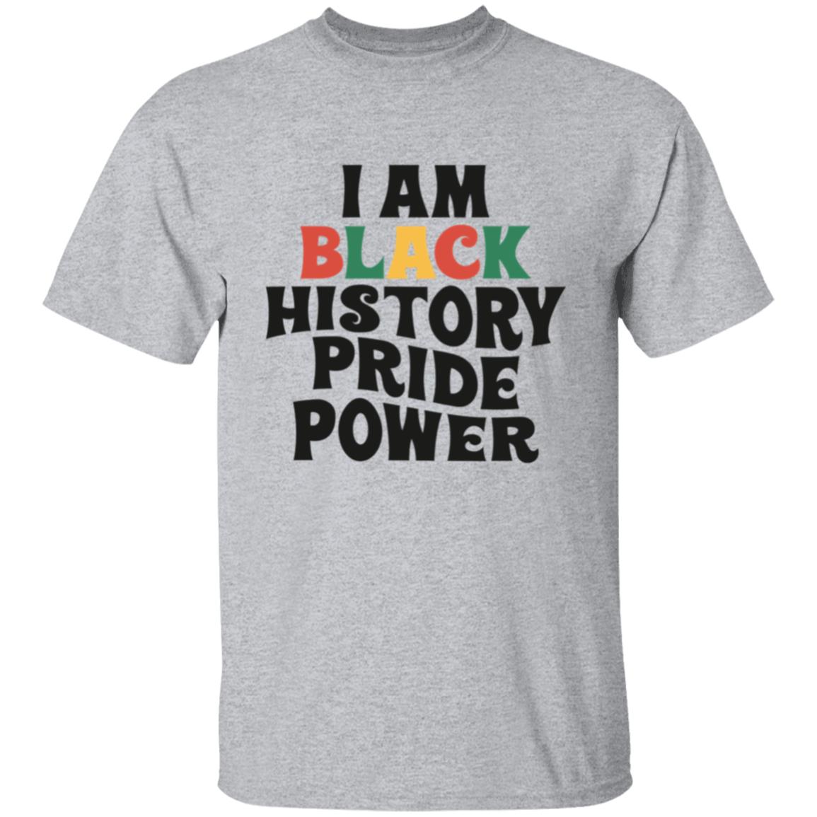 I AM BLACK HISTORY PRIDE POWER