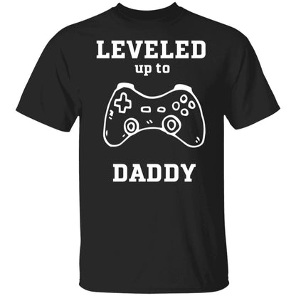 Leveled up to Daddy and Player 2 T-Shirt