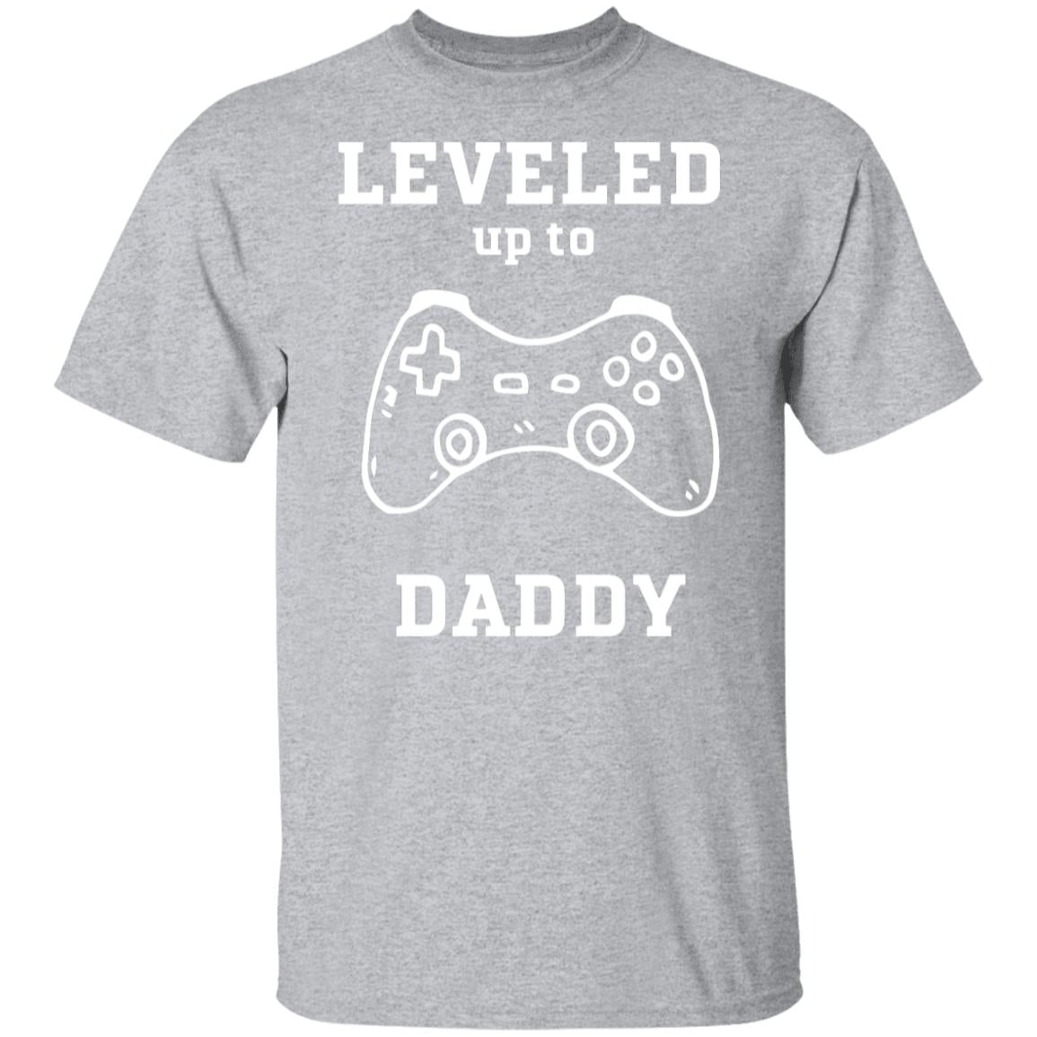 Leveled up to Daddy and Player 2 T-Shirt