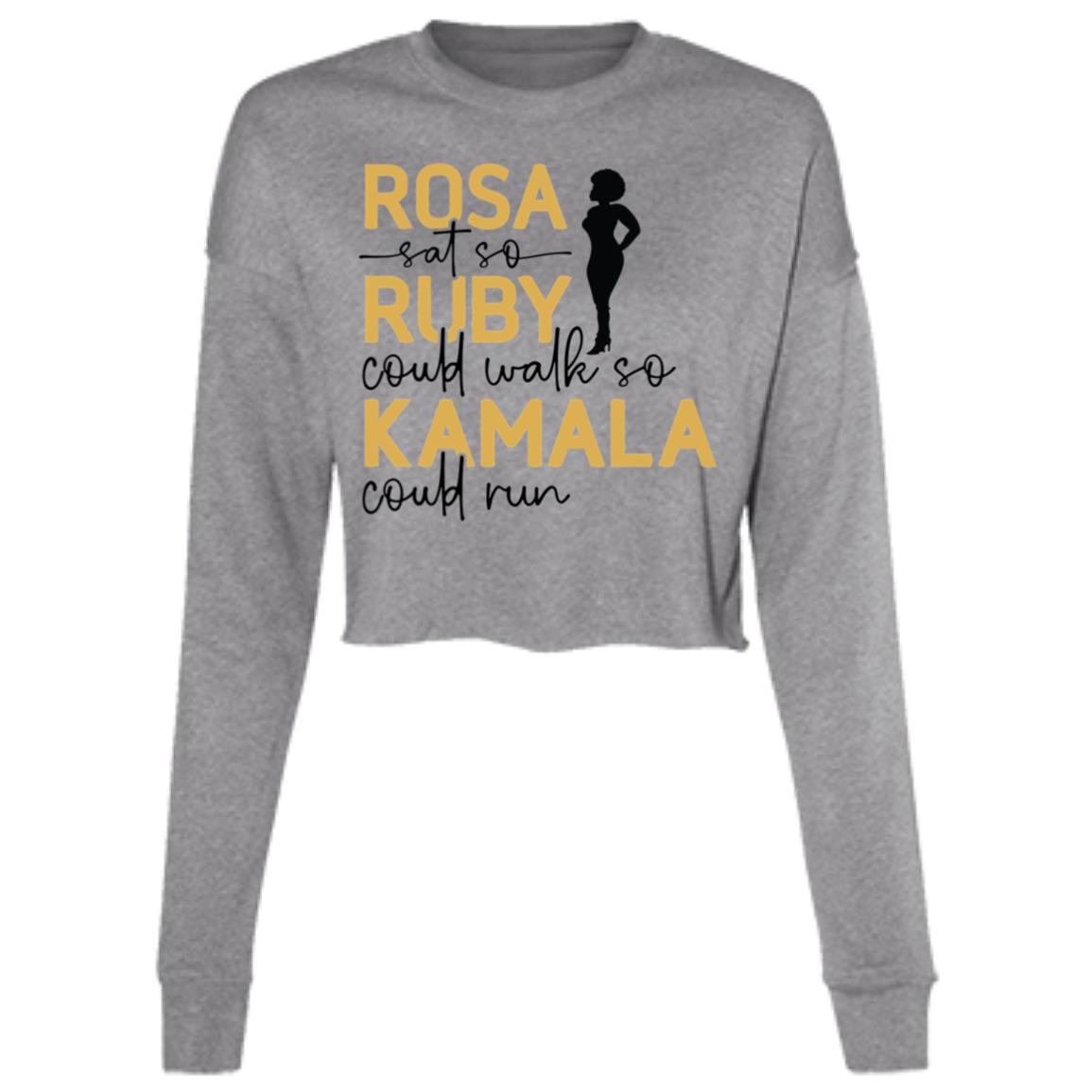 Rosa sat so... Cropped Fleece Crew