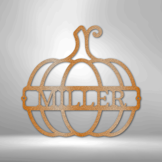 52938855471398017
Pumpkin shape with a personalized name in the middle. 