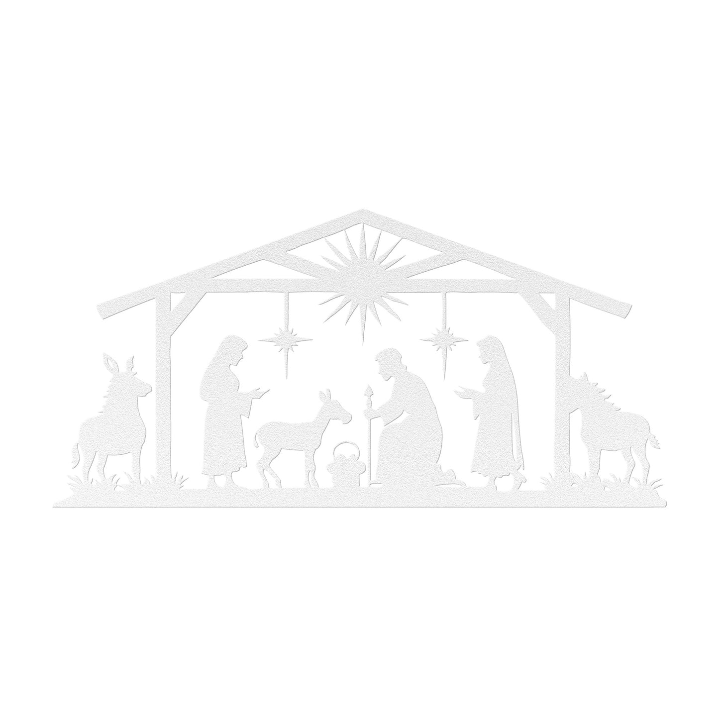 Nativity Metal Wall Art