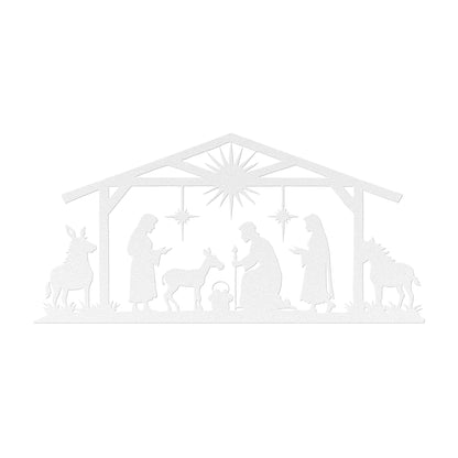 Nativity Metal Wall Art