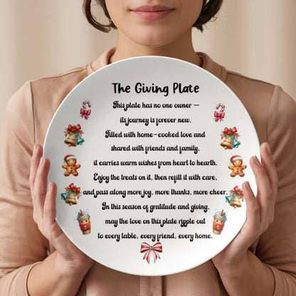 The Giving Plate – Personalized Holiday Sharing Plate | Heartfelt Gift of Gratitude and Connection