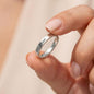 To My Magnificent Wife – Personalized Message Ring for Her – Anniversary Gift for Wife – 18K Gold or Stainless Steel Band