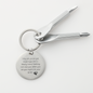 To My Granddaughter-Personalized Engraved Screwdriver Keychain
