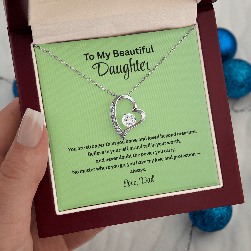 To My Beautiful Daughter Love Dad