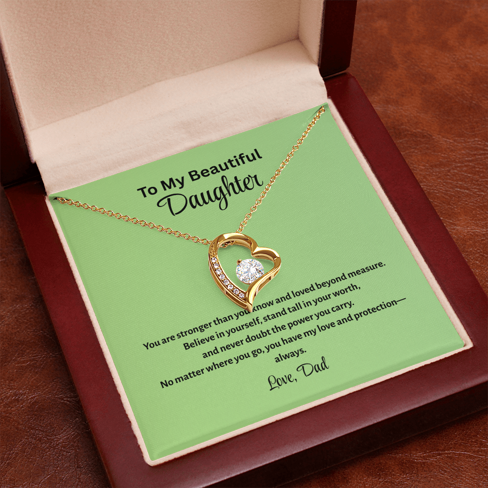 To My Beautiful Daughter Love Dad